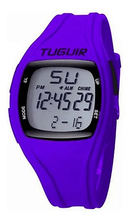 Relógio Unissex Tuguir Digital Tg1801 Roxo