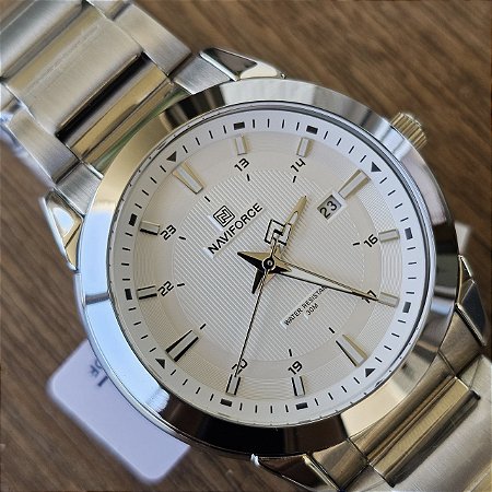 🕶️ Relógio Naviforce NF8022 — O Relógio Masculino Que Surpreende Pelo Acabamento! ✨🔧