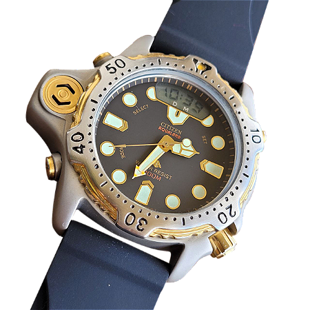 🔥 Citizen Aqualand JP2000 Analógico + Digital Colecionador🌊