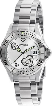 Relógio Feminino Invicta Angel Coração 12286 Calendário