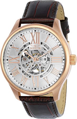 Relógio Masculino Invicta Vintage Automático 22569 Couro