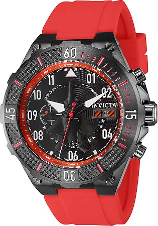 Relógio Masculino Invicta Aviator 39897 Vermelho