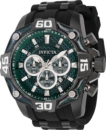 Relógio Masculino Invicta Pro Diver 40524 Silicone Preto Verde