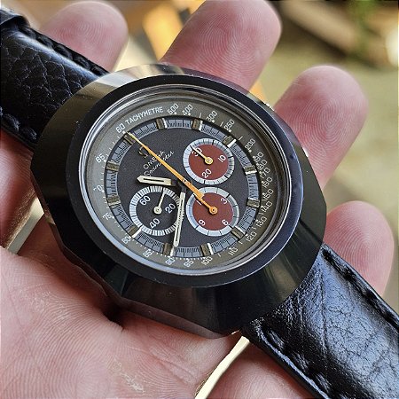 Raríssimo Omega Seamaster Darth Vader Cronógrafo Década de 70 Original