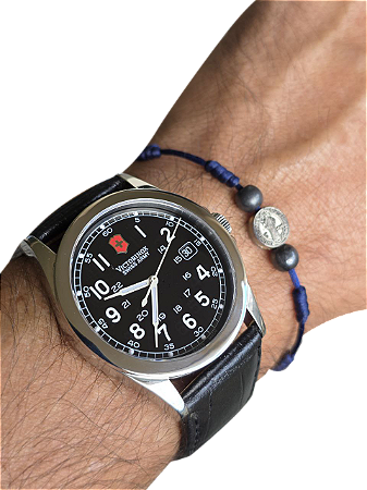 Relógio Victorinox Swiss Army Vidro Safira Militar Top