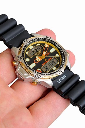 Citizen Aqualand Duplex C022 Primeira Geração 200M Diver Original Anos 90 Raro!