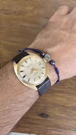 Relógio Waltham Automático Suíço Anos 70 17 Rubis Revisado Vintage 34,5mm