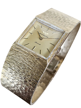 Relógio Wittnauer Geneve Vintage Suíço Anos 70 Cuff Integrado Clássico