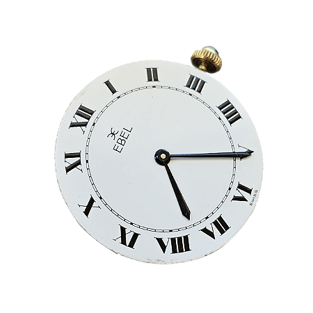 Ebel Vintage Corda Manual Anos 70 Mostrador Romano Suíço