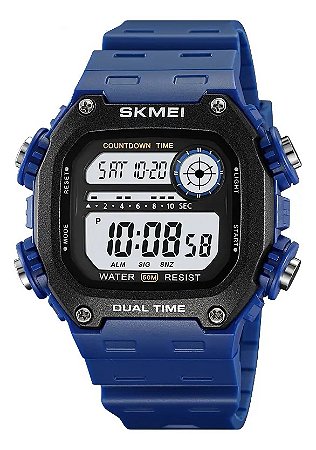 Relógio Masculino Skmei 2126 Digital Esportivo Azul
