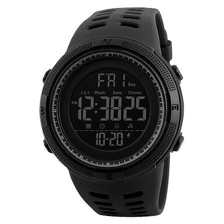 Relógio Masculino Skmei 1251 Digital Sport All Black