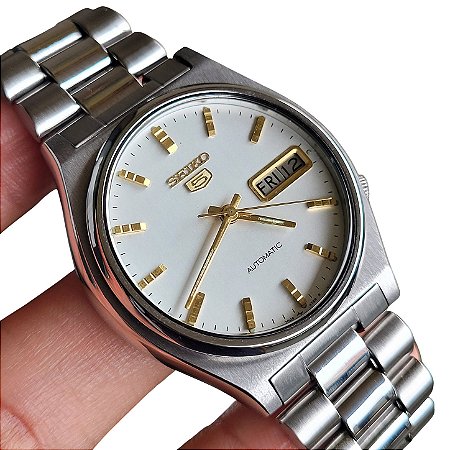 Relógio Automático Seiko 5 Calibre 7009A Ano 1988 Calendário