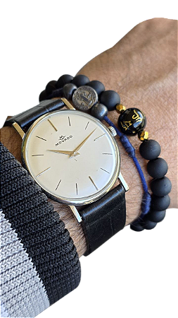 Relógio Movado Vintage Calibre 127 17 Rubis Aço Anos 50 Raro