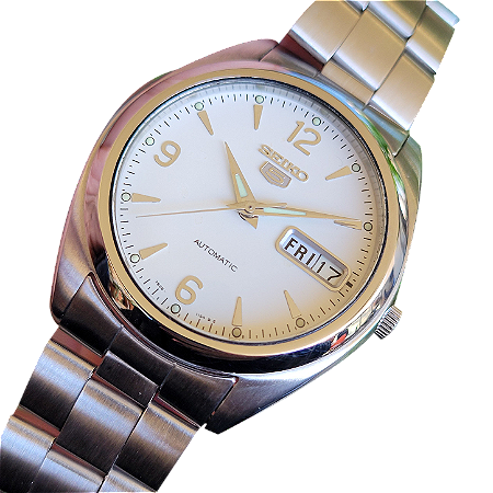 Seiko 5 Automático Calibre 7S26A 21 Rubis Vintage 1997 Inox