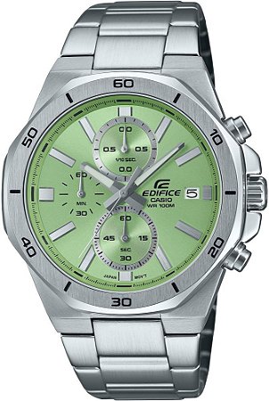 Relógio Casio Edifice Masculino EFV-640D-3AVUDF Verde Cronógrafo 100M