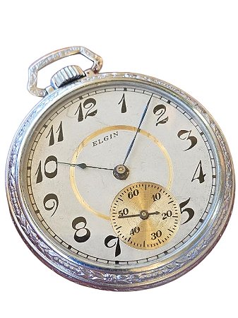 Relógio De Bolso Elgin 1915 Grade 311 7 Rubis Centenário USA