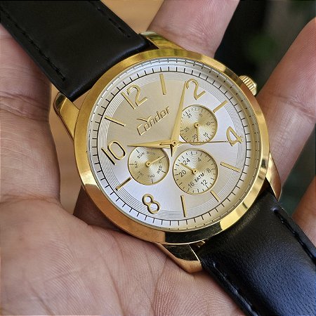 Relógio Masculino Condor CO6P29IL Calendário Duplo
