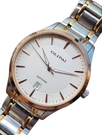 Relógio Masculino Olipai JT9057 Vidro Safira Ano 2010 Quartz