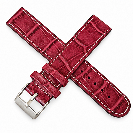 Pulseira Chainon P/ Relógio PN091818 18mm Couro Bovino