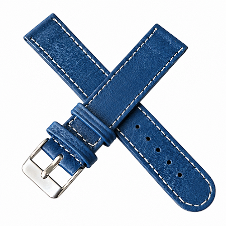 Pulseira Chainon P/ Relógio Pn221818 18mm Couro Bovino