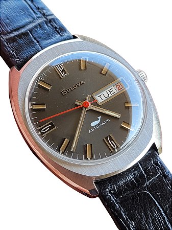 Relógio Bulova Sea King Automático 11ANACB 17J Suiço Anos 70
