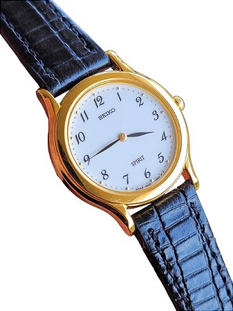 Relógio Feminino Seiko Spirit Vintage 1995 Quartz Dourado