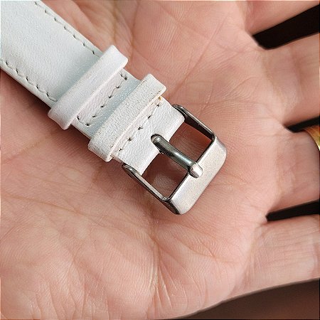 Pulseira Chainon P/ Relógio O03A1618 18mm Couro Bovino