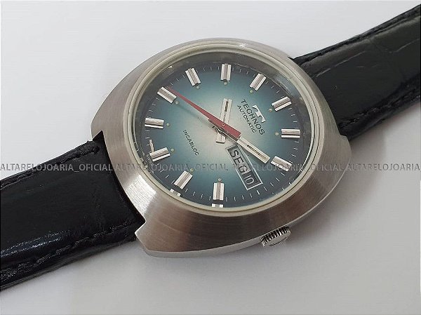 Relógio Technos Automático Vintage Suíço 10493
