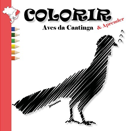 Livro Aves da Caatinga: Colorir & Aprender. Paulo Santos.