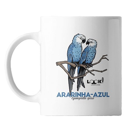 Caneca LOOK! Ararinha-azul