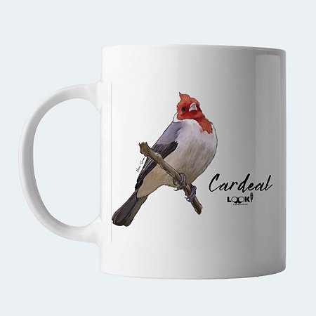 Caneca LOOK! Cardeal