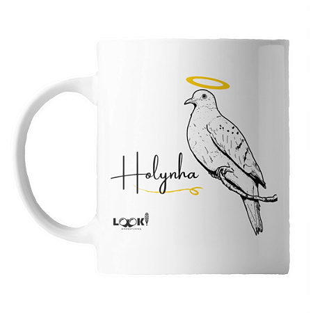 Caneca LOOK! Holynha - Rolinha-roxa