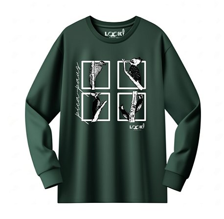 Camiseta LOOK! Pica-paus Manga Longa. LOOK!