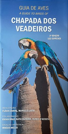 Folheto Guia de Aves Chapada dos Veadeiros.