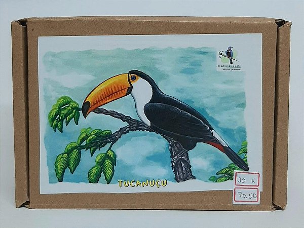 Quebra-Cabeça Ornitologia e Arte - Tucanuçú - 120 Peças