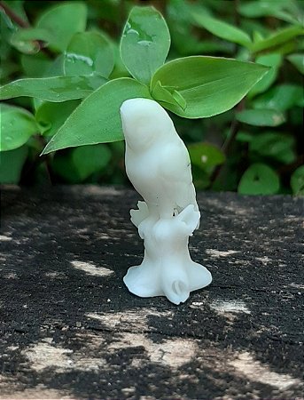 Miniaturas da Fauna Brasileira - Suindara 13cm