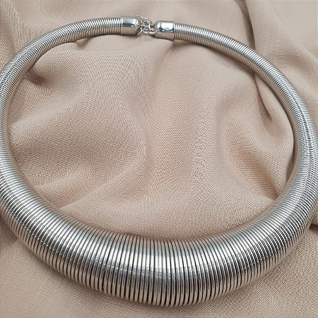 Colar / Choker Lux Rodio CL76681RD