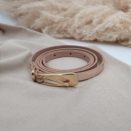 Cinto Fit Couro Dourado M SFT089DR-M