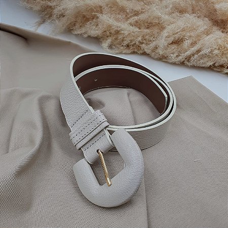 Cinto Zama Couro Nude M SFT056ND-M
