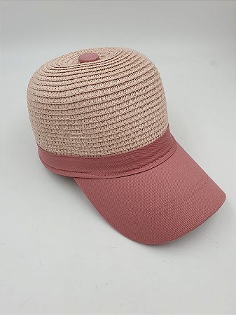 Boné Palha Rosa QM36508RO