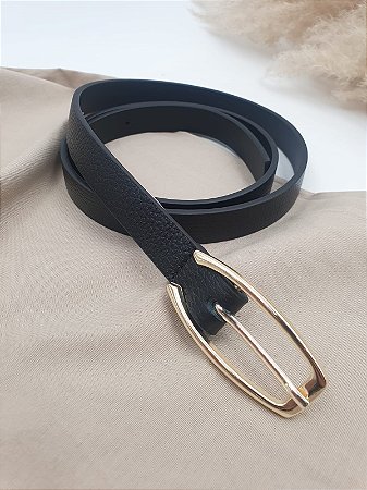 Cinto Fit Couro Preto M LM1371PR