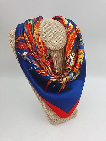 Lenço Pati Azul Royal LC00AZR