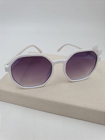 Óculos de Sol Infantil Branco Tata INF07BR