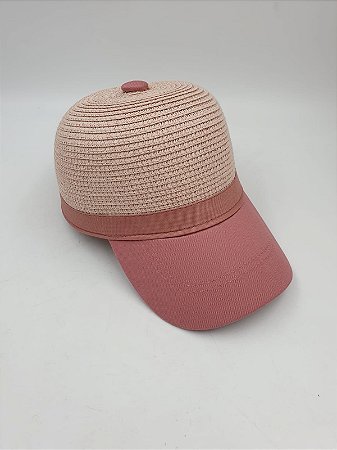 Boné Palha Ajustável Rosa S0343RO