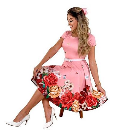 vestido midi boneca