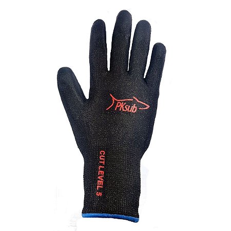 Luva Black Dyneema Pk Alta Resistência Para Caça Submarina