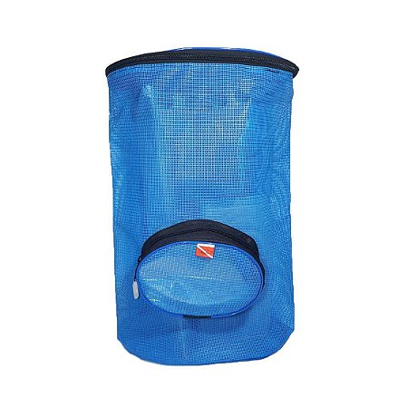 Mochila Drenante em tela Ziper para equipamentos de mergulho