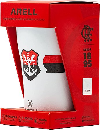 Copo Térmico Arell Clube de Regatas do Flamengo 500ml