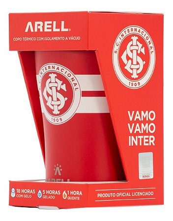 Copo Térmico Arell Inox Para Cerveja Bebidas Internacional 500 Ml