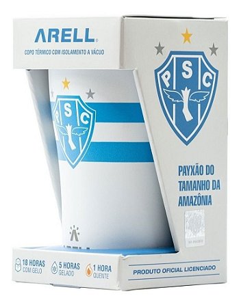 Copo Térmico Arell Inox Para Cerveja Bebidas Palmeiras 500 Ml